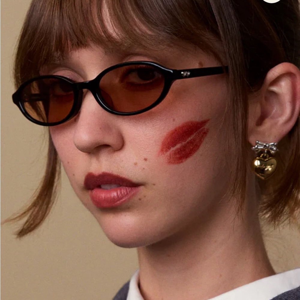 Bonnie Clyde Brown Lens Black Frame Baby Glasses